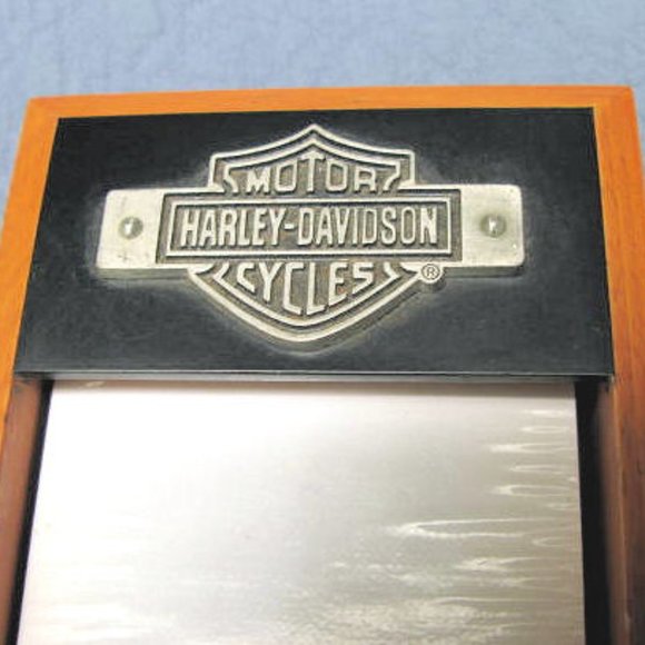 H-D PLAYING CARDS, HARLEY NOTE HOLDER, VINTAGE NEVER USED OFFICIAL HARLEY ITEMS - Picture 3 of 9